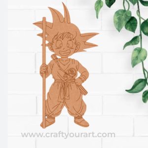 Goku Dragon Ball Z Pre Marked MDF Design 2