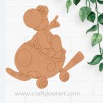 Mario Kart Pre Marked MDF Design 1