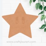 Super Mario Star Pre Marked MDF Design 1