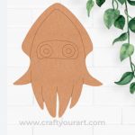 Squid Mario Pre Marked MDF Design 1