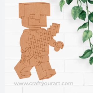 Minecraft Lego Pre Marked MDF Design 1