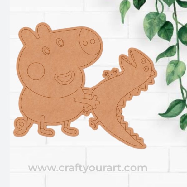 Peppa Pig Pre Marked MDF Design 2