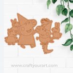 Peppa Pig Pre Marked MDF Design 11