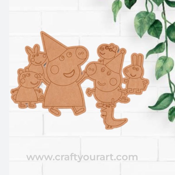 Peppa Pig Pre Marked MDF Design 11
