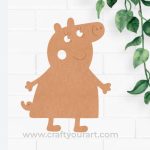 Peppa Pig Pre Marked MDF Design 7