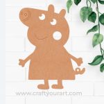 Peppa Pig Pre Marked MDF Design 9
