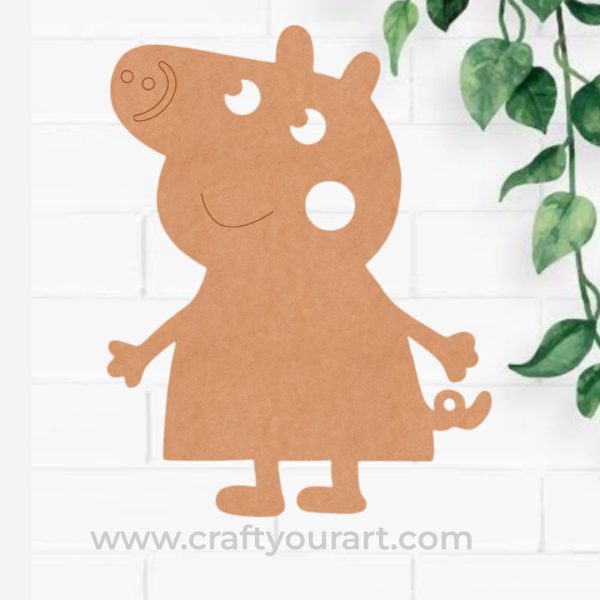 Peppa Pig Pre Marked MDF Design 9