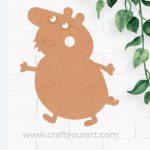 Peppa Pig Pre Marked MDF Design 6