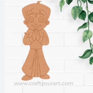 Chhota Bheem Pre Marked MDF Design 1