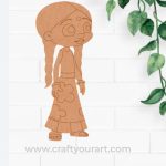 Chutki Chhota Bheem Pre Marked MDF Design 1