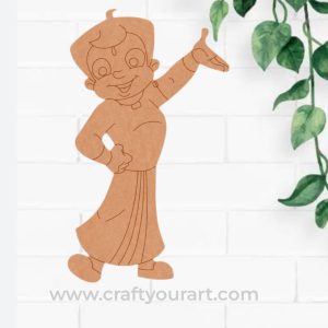Chhota Bheem Pre Marked MDF Design 2