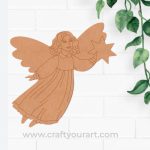 Fairy With Star Pre Marked MDF Design 1