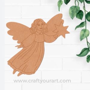 Fairy With Star Pre Marked MDF Design 1