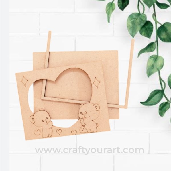 Cute Teddy Couple – Photo Frame