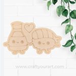 Cookie n Milk in Love Pre Marked Design 1