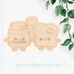 Chocolate n Bread in Love Pre Marked Design 1