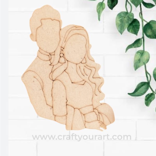 Couple Pre Marked MDF Design 23