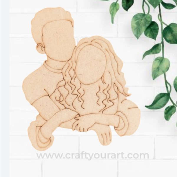 Couple Pre Marked MDF Design 24