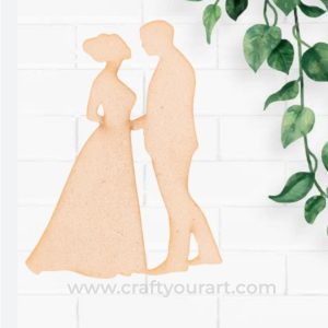 Dancing Couple Cutout MDF Design 2