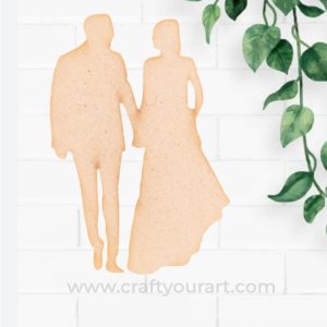 Dancing Couple Cutout MDF Design 5