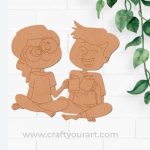 Couple Pre Marked MDF Design 3