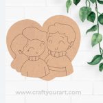 Couple Pre Marked MDF Design 12