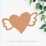 Heart Cutout MDF Design 5
