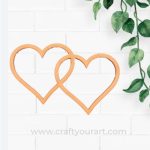 Heart Cutout MDF Design 6