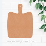 Chopping Board Cutout MDF Design 1