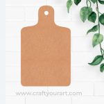 Chopping Board Cutout MDF Design 4