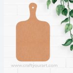 Chopping Board Cutout MDF Design 6