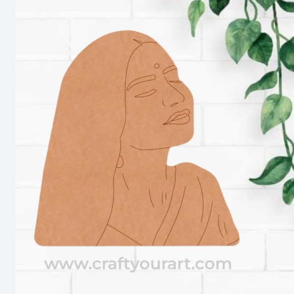 Woman Pre Marked MDF Design 9