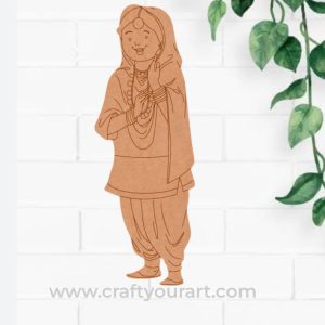 Woman Pre Marked MDF Design 10