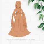 Woman Pre Marked MDF Design 18