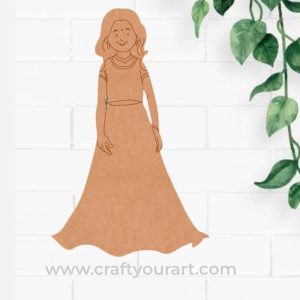 Woman Pre Marked MDF Design 21