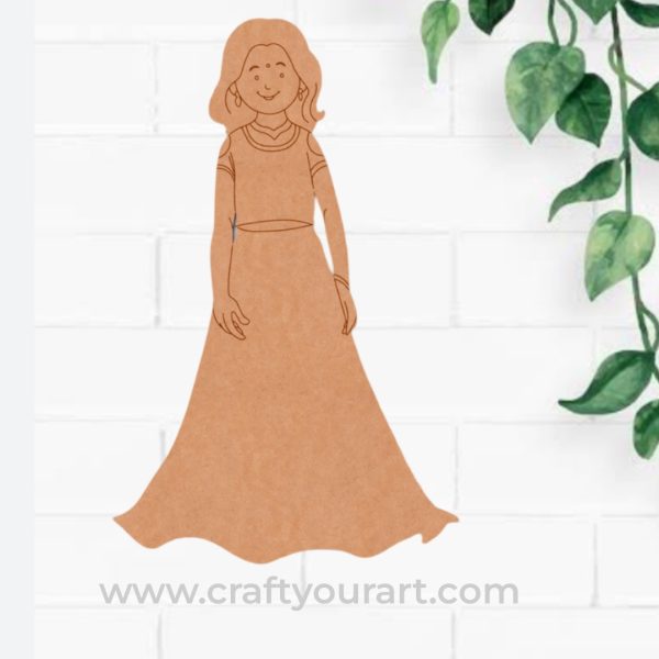 Woman Pre Marked MDF Design 21