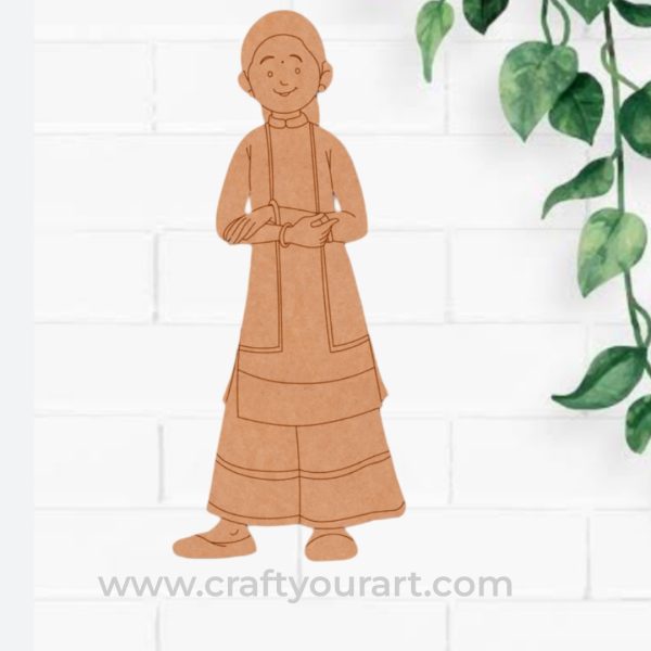 Woman Pre Marked MDF Design 23
