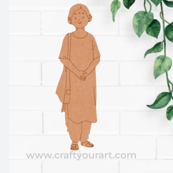 Woman Pre Marked MDF Design 38