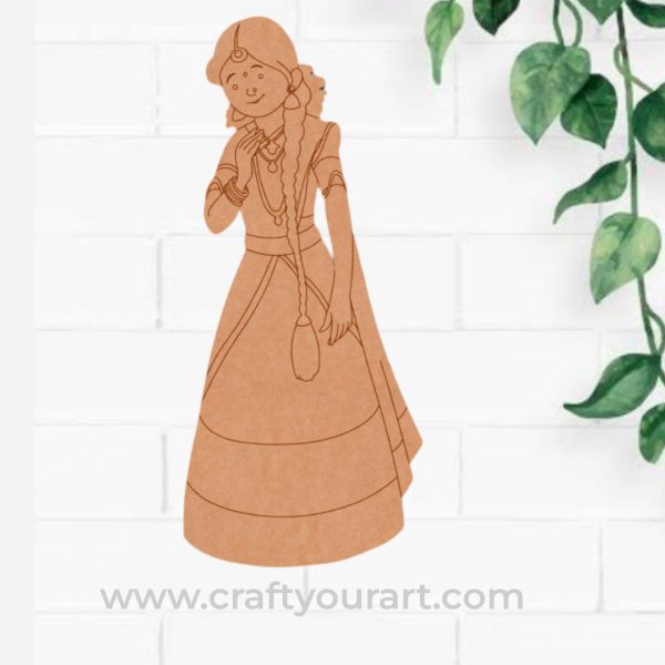 Woman Pre Marked MDF Design 22