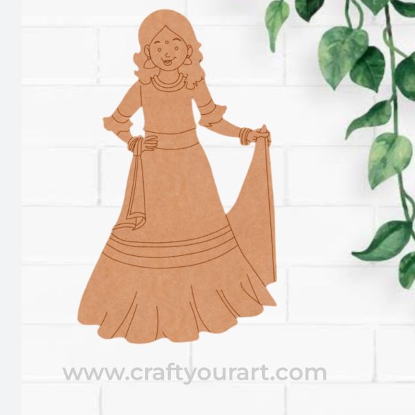 Woman Pre Marked MDF Design 16