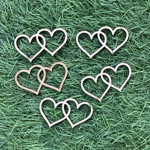 Mini Double Heart Pack Of 5Pcs Sale No. 113