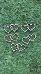 Mini Double Heart Pack Of 5Pcs Sale No. 113