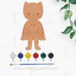 Batman Fridge Magnet DIY Kit