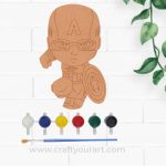 Captain America Fridge Magnet DIY Kit
