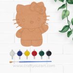 Hello Kitty Fridge Magnet DIY Kit