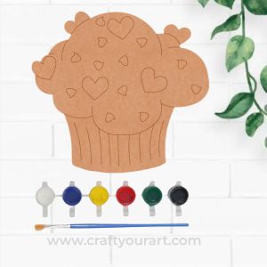 Cupcake Fridge Magnet DIY Kit