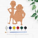 Motu Patlu Fridge Magnet DIY Kit
