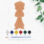 Chhota Bheem Fridge Magnet DIY Kit