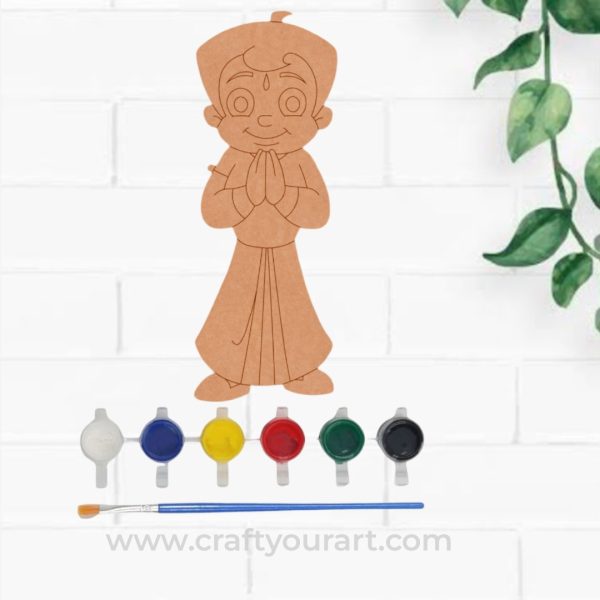 Chhota Bheem Fridge Magnet DIY Kit