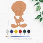 Tweety Fridge Magnet DIY Kit